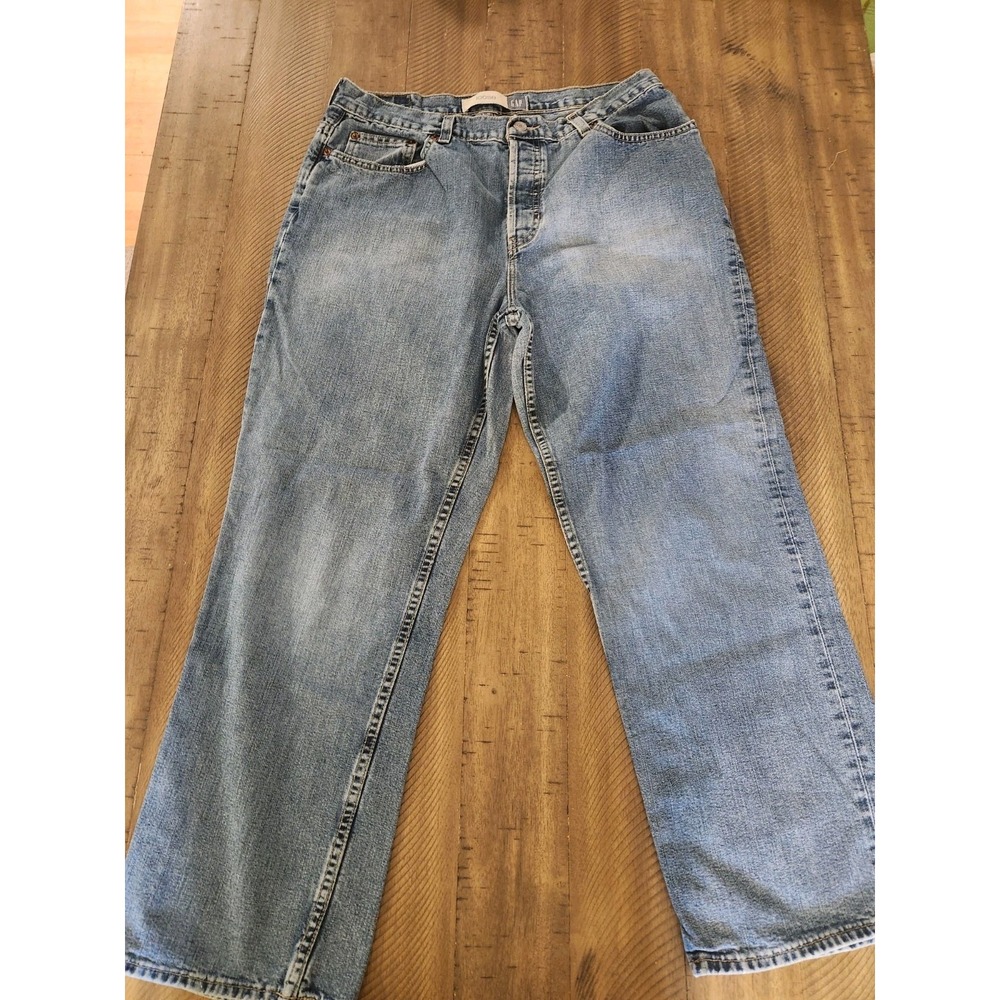 Gap Loose Fit Button Fly Jeans Blue  32x28‎